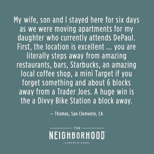 Brand New One Bedroom Suite in East Lincoln Park